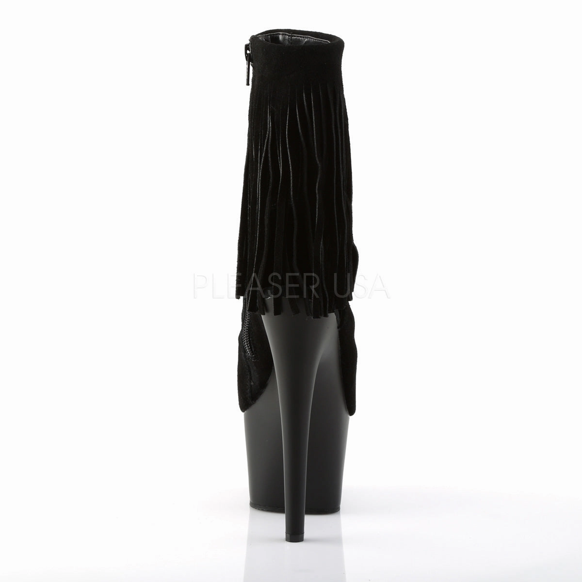 ADORE-1019  Black Suede/Black Matte