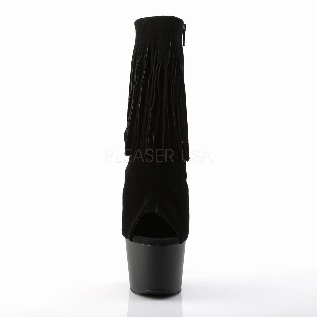 ADORE-1019  Black Suede/Black Matte