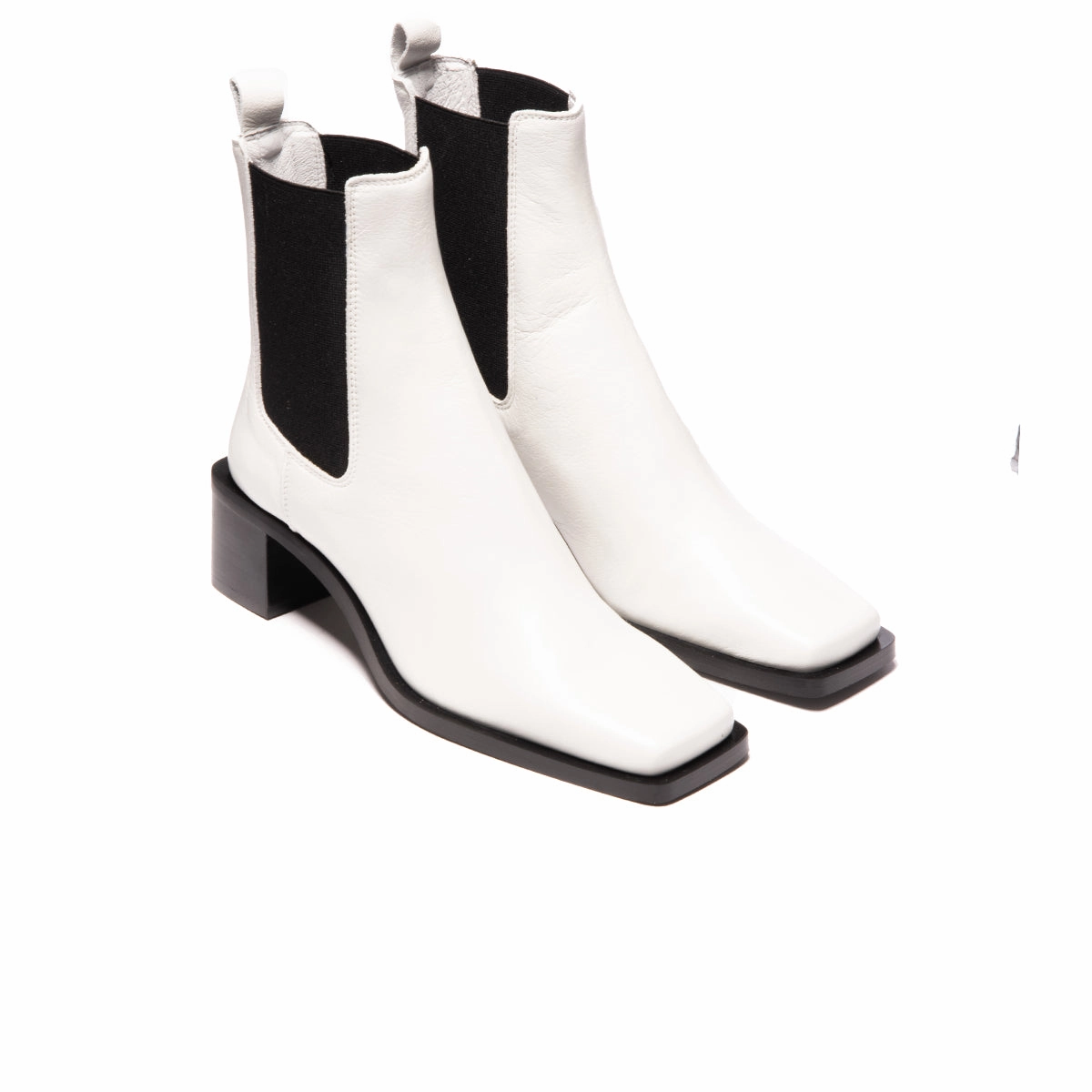 Albans White Leather