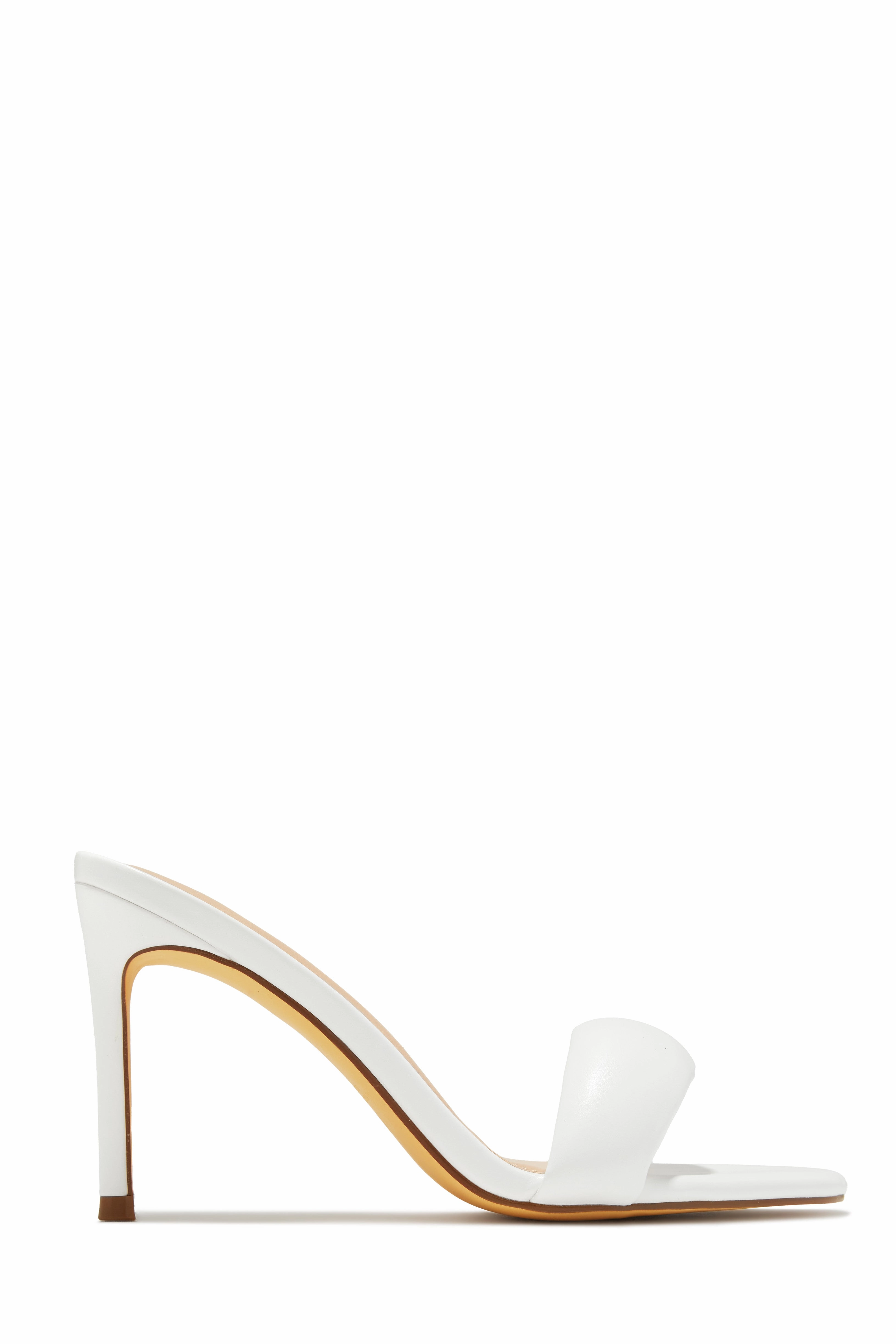 Alisha Mid Heel Mules - Orange