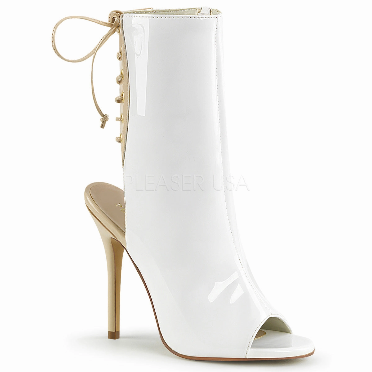 AMUSE-1018  White-Cream Patent