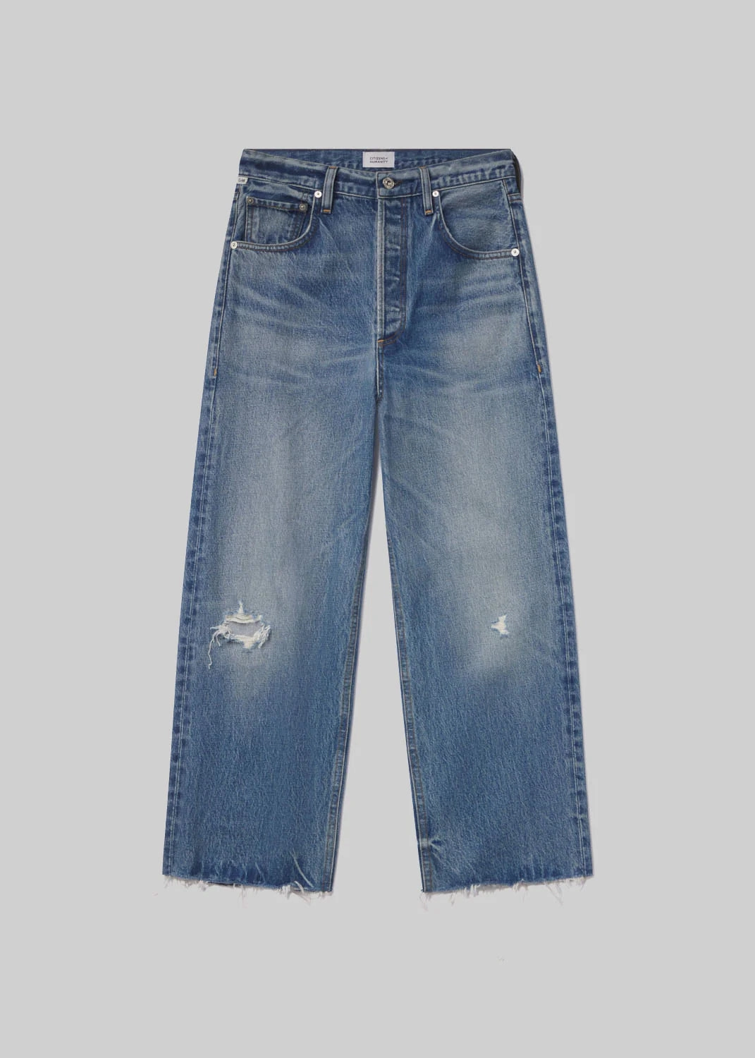 Ayla Raw Hem Crop - Solano