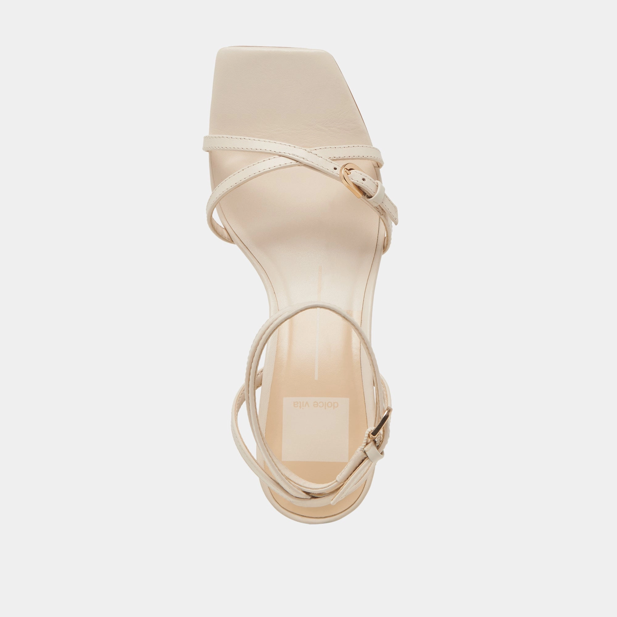 BAMBY HEELS BONE LEATHER