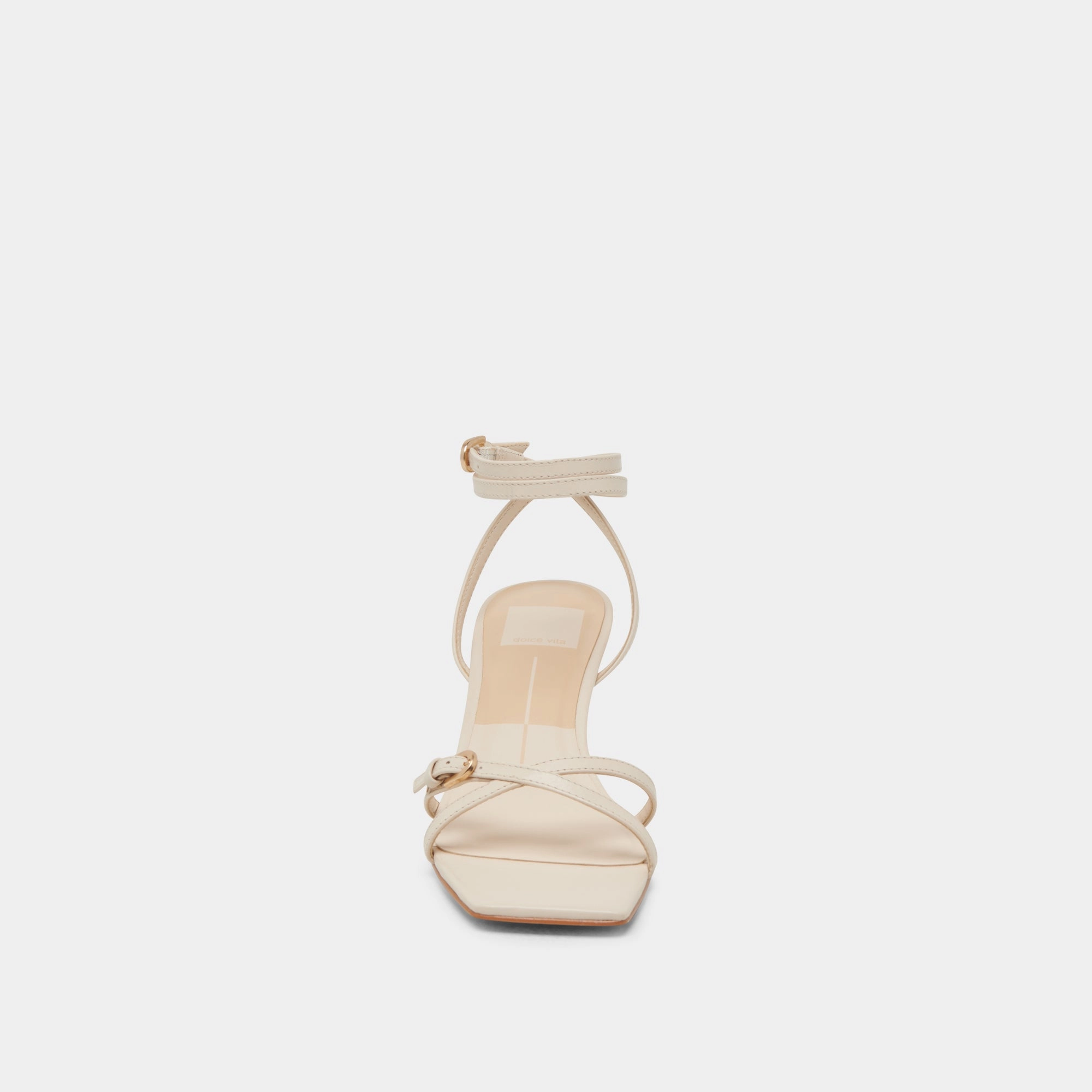 BAMBY HEELS BONE LEATHER
