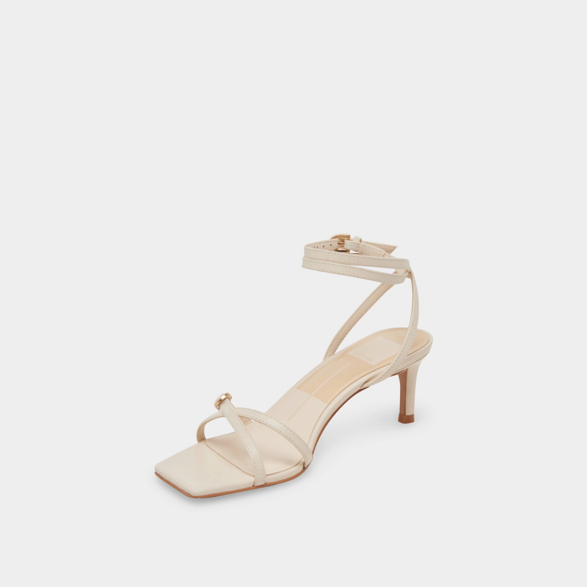 BAMBY HEELS BONE LEATHER