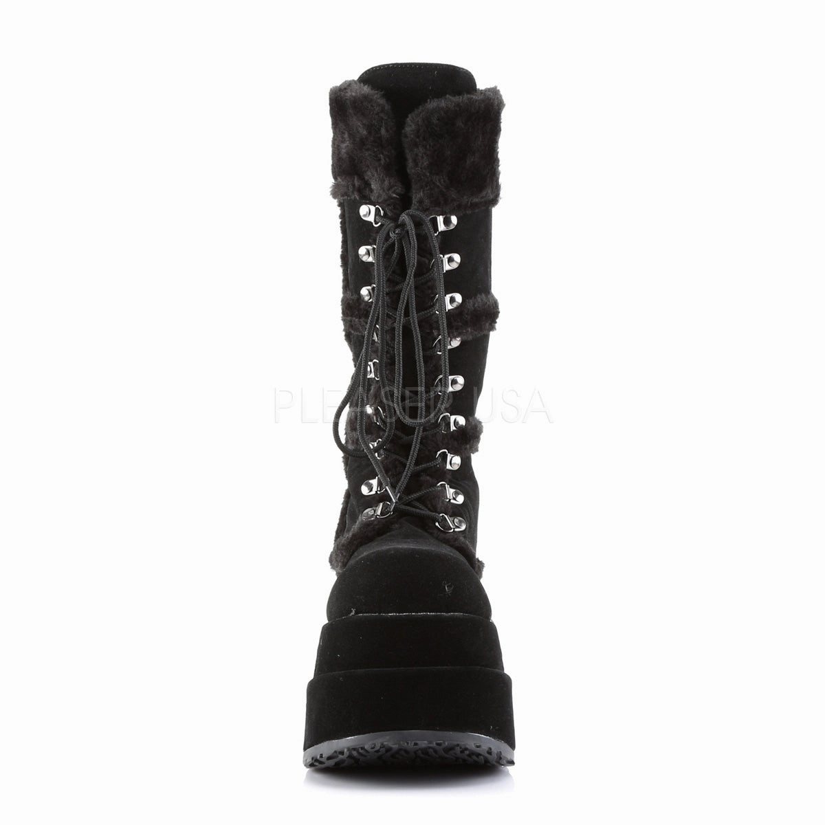 BEAR-202  Black Vegan Suede