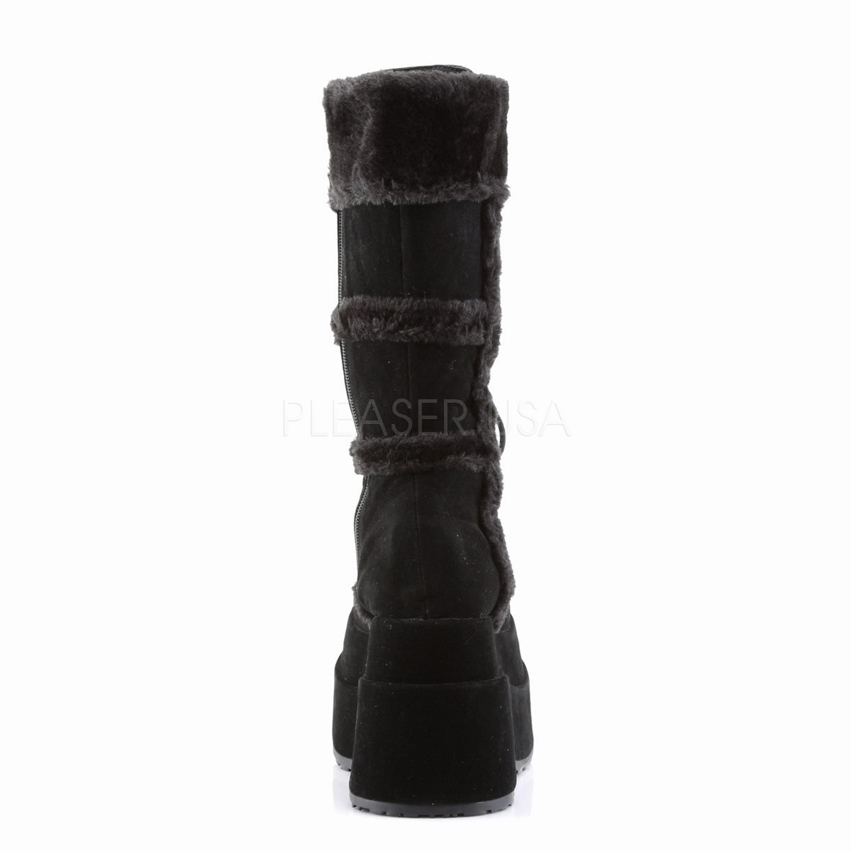 BEAR-202  Black Vegan Suede