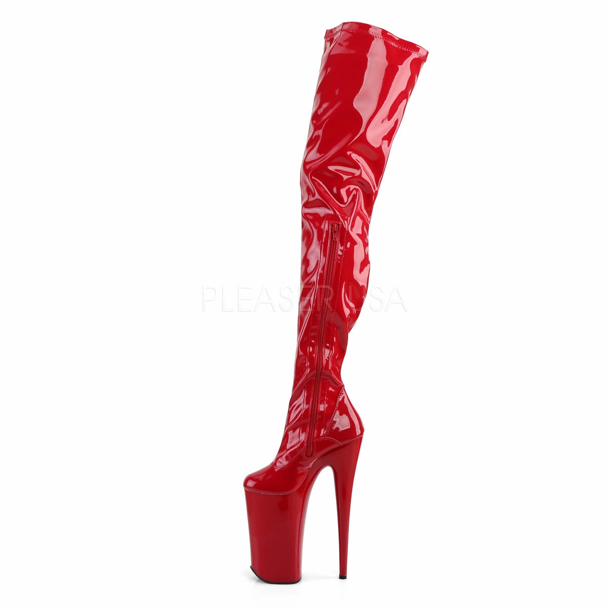 BEYOND-4000  Red Stretch Patent/Red