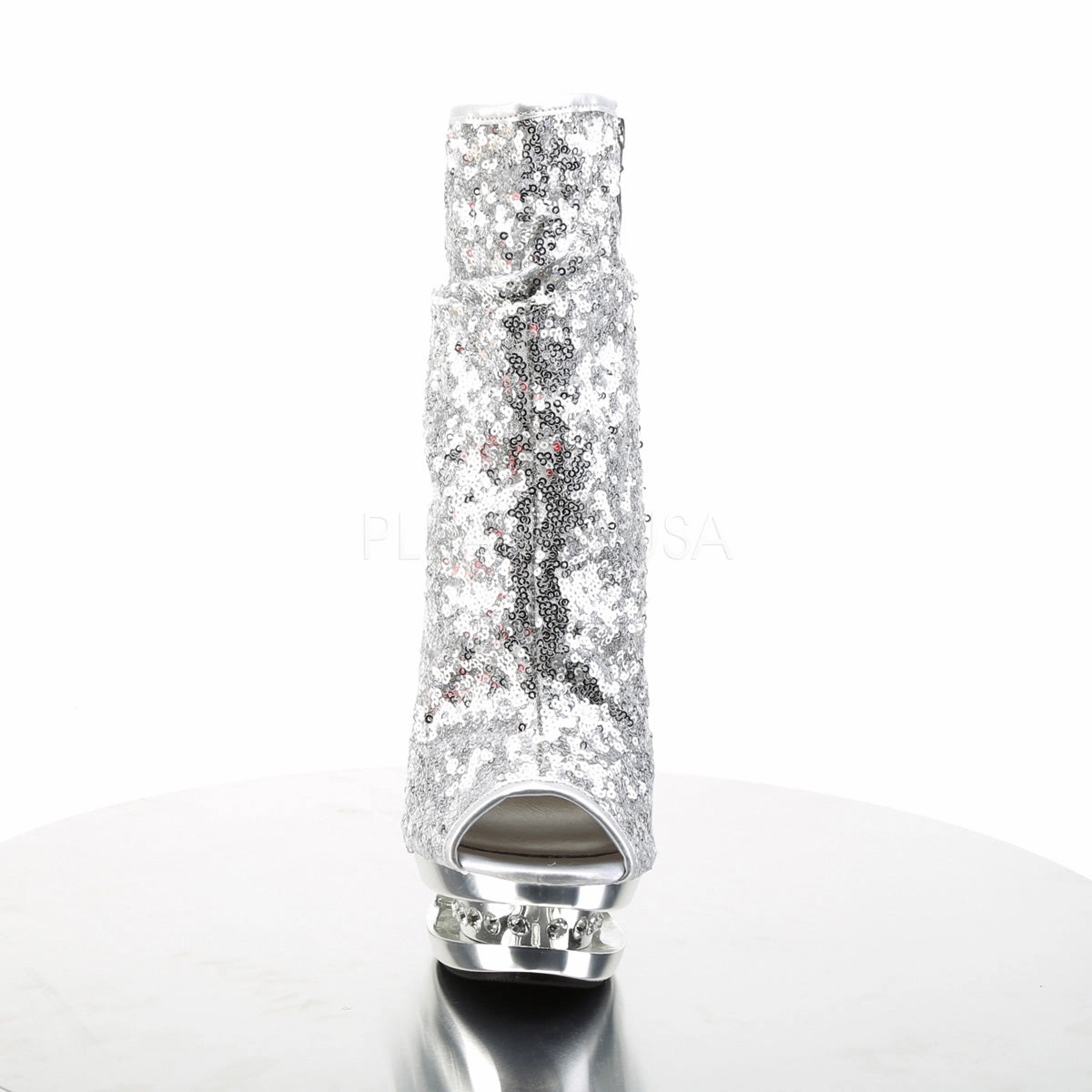 BLONDIE-R-1008  Silver Sequins/Silver Chrome