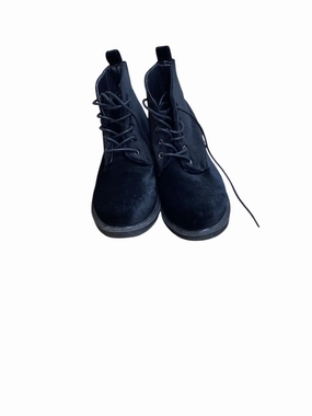 Boots Ankle Flats By Clothes Mentor In Black, Size: 9