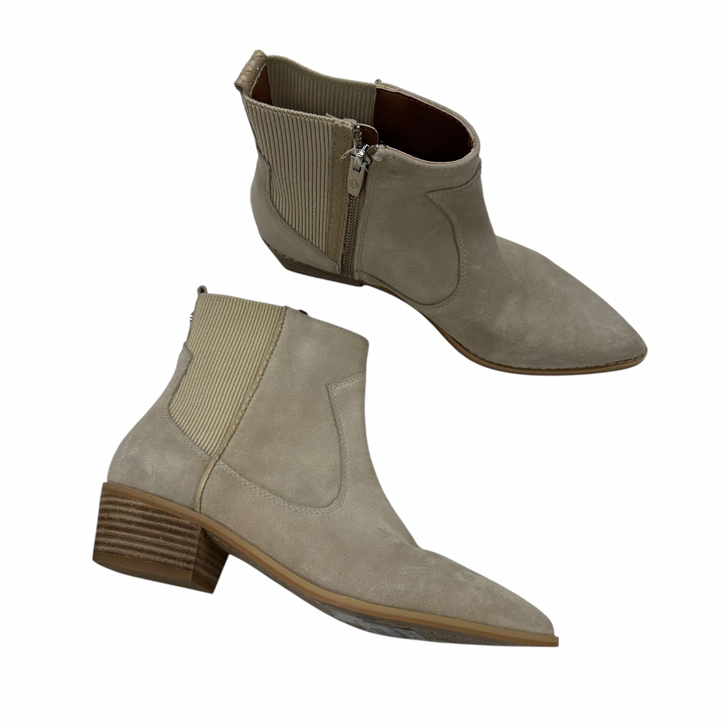 Boots Ankle Flats By Donald Pliner In Tan, Size:8