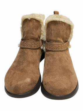 Boots Ankle Flats By Jambu In Tan, Size: 8.5