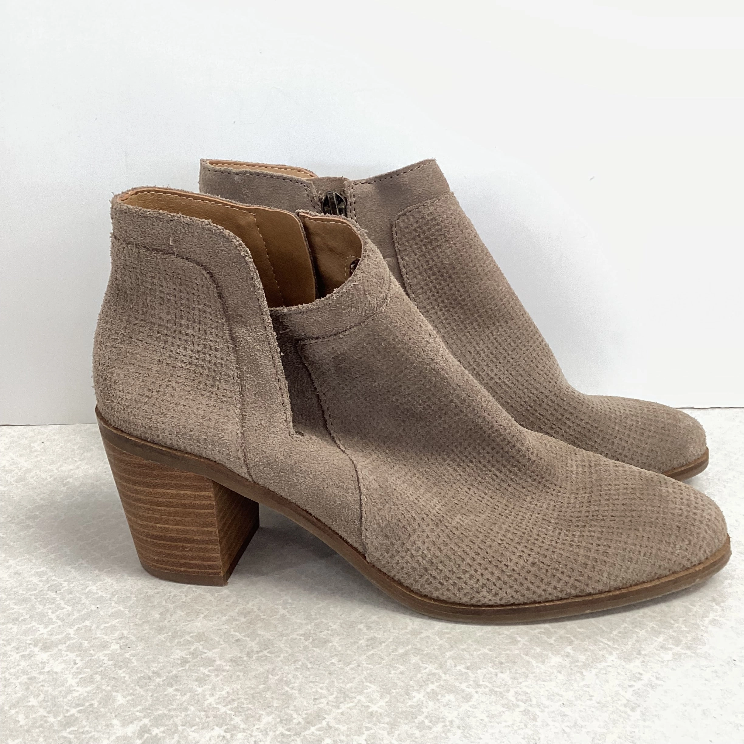 Boots Ankle Flats By Lucky Brand In Brown, Size: 8.5