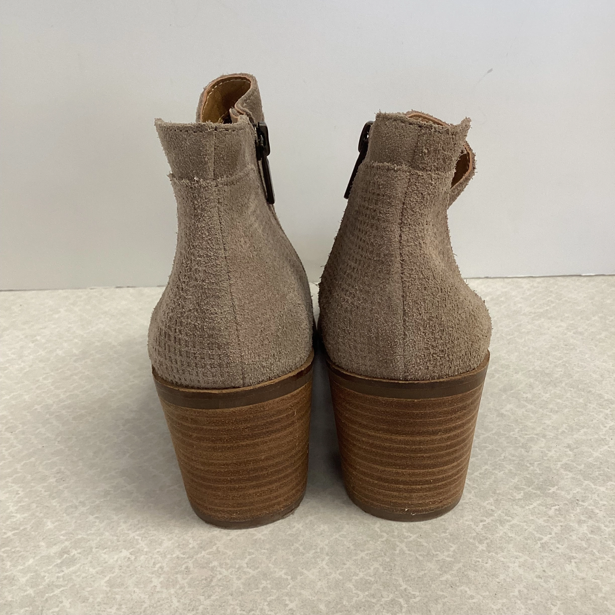 Boots Ankle Flats By Lucky Brand In Brown, Size: 8.5