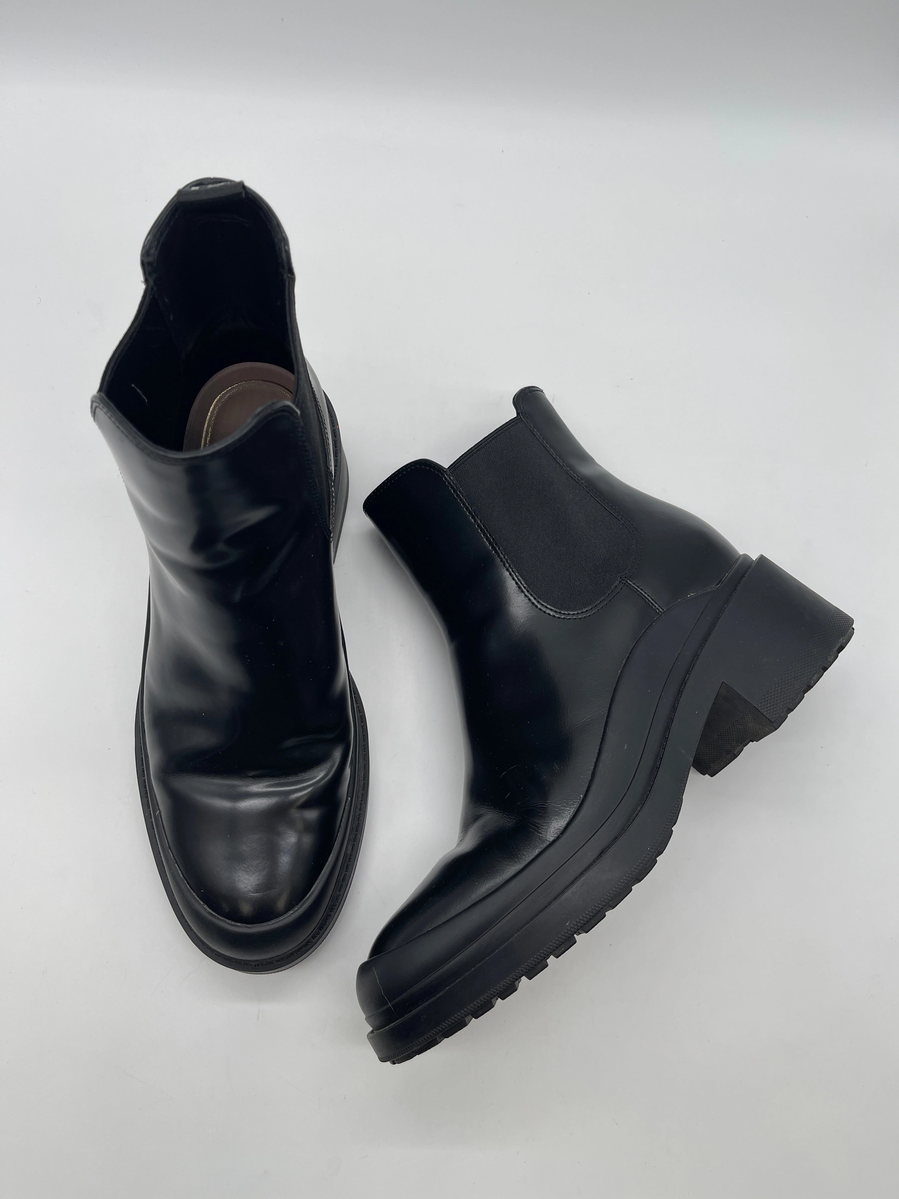 Boots Ankle Heels By Cole-haan In Black, Size: 8.5