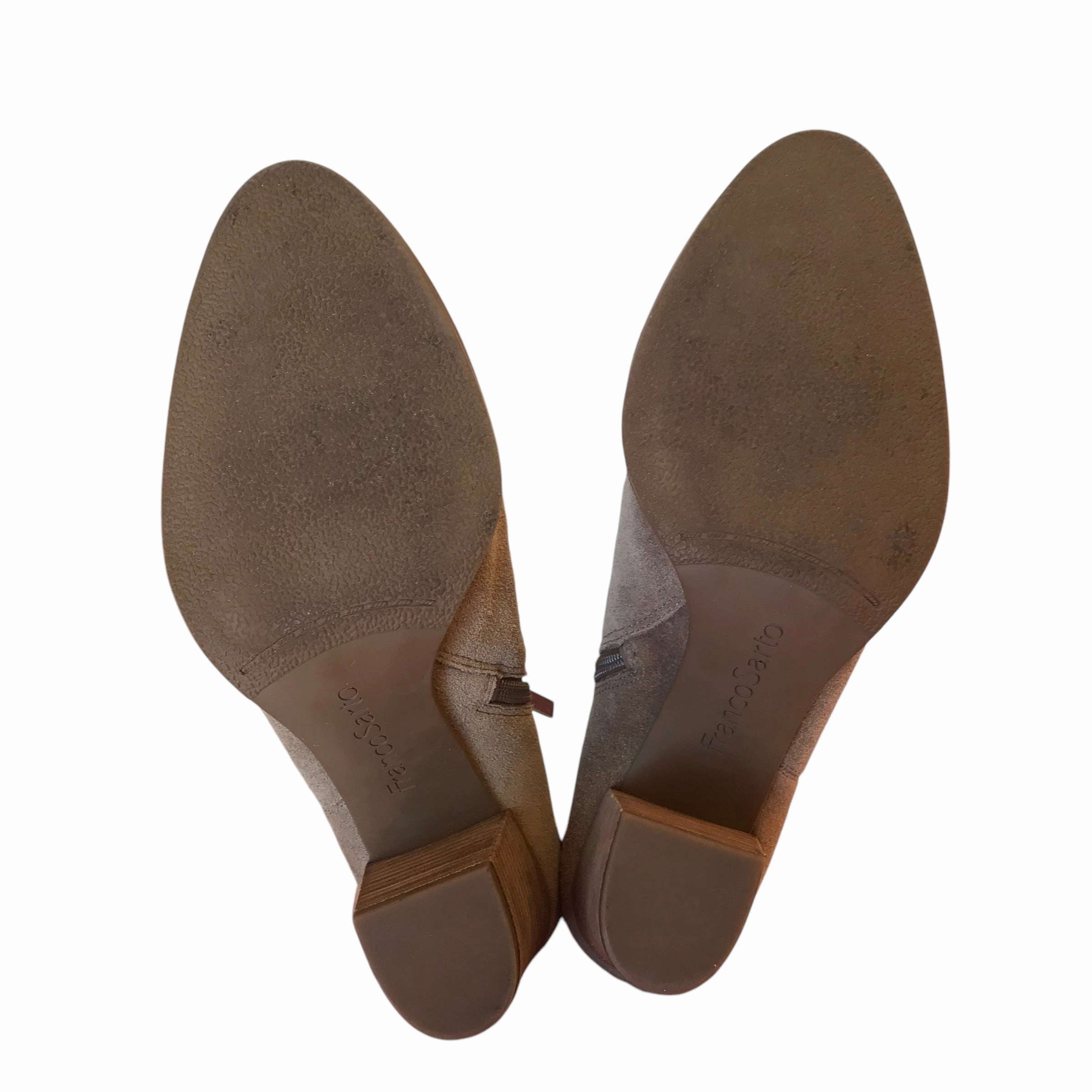 Boots Ankle Heels By Franco Sarto In Tan, Size:9