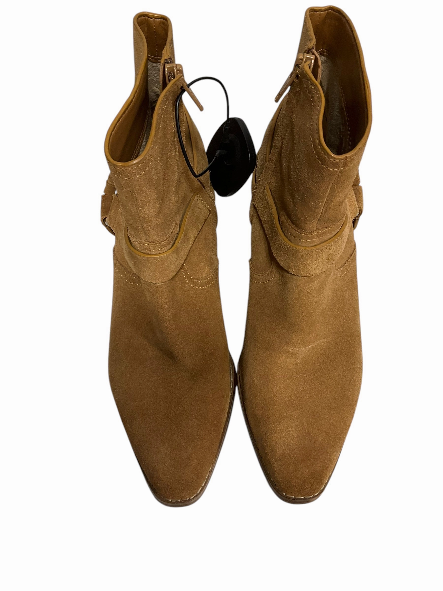 Boots Ankle Heels By Michael By Michael Kors In Brown, Size: 6.5