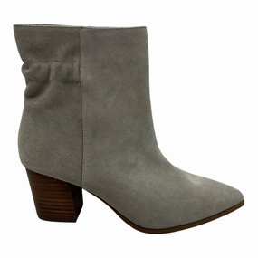 Boots Ankle Heels By Sole Society In Grey, Size:7.5