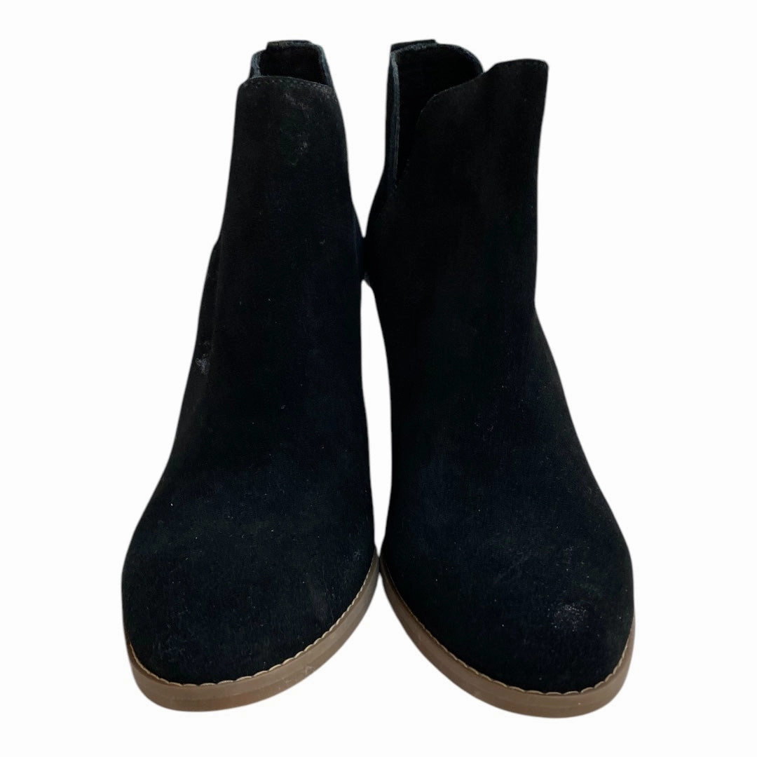 Boots Ankle Heels By Toms In Black, Size: 9.5