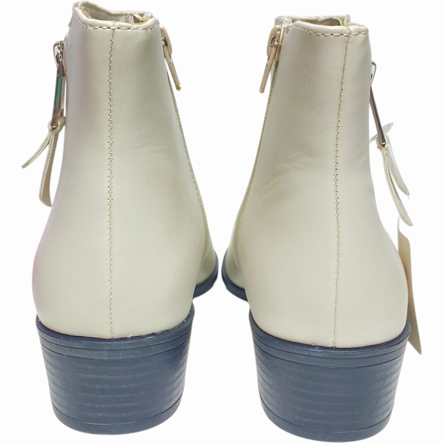 Boots Ankle Heels By Worthington In White, Size: 7
