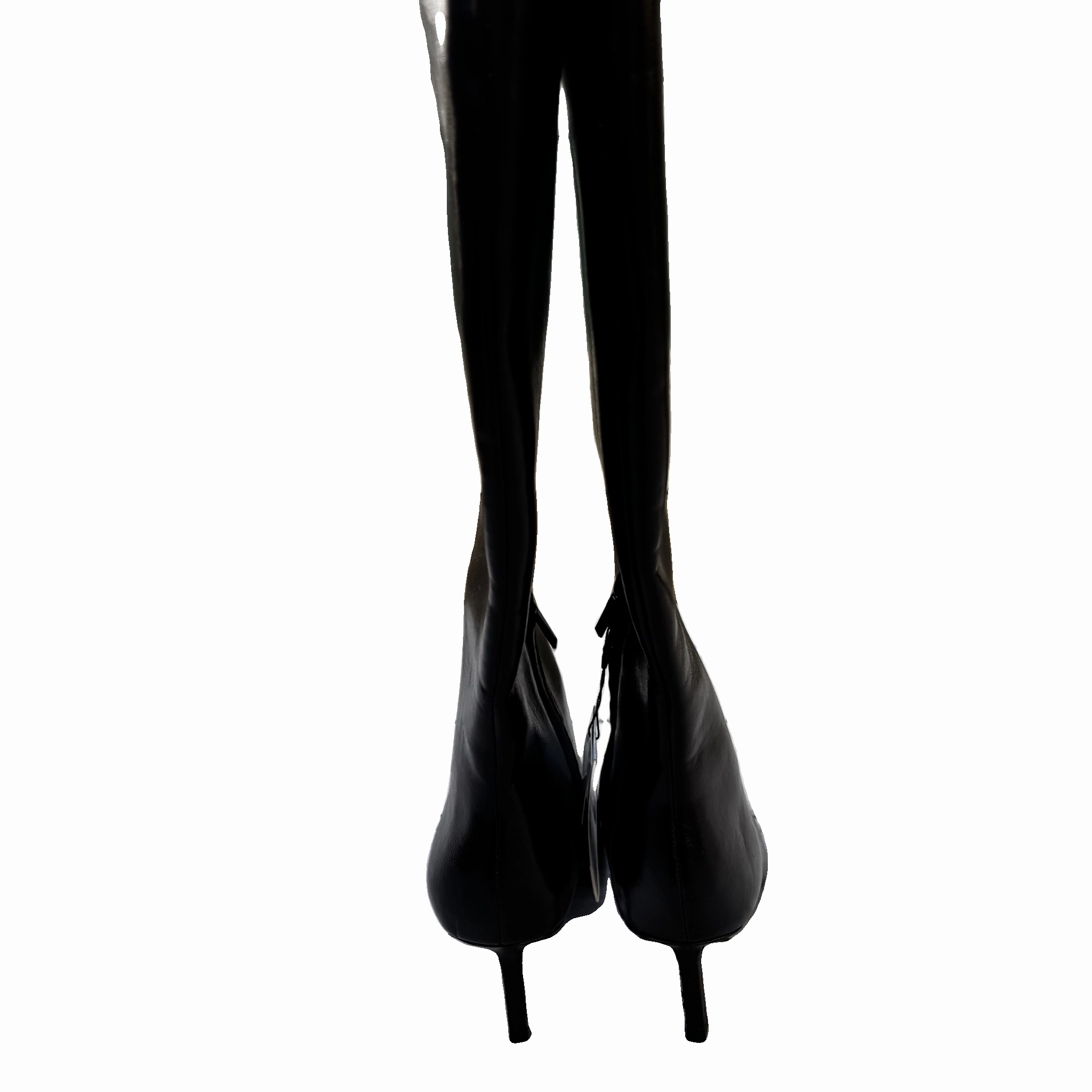 Boots Knee Heels By Zara In Bronze, Size: 6.5