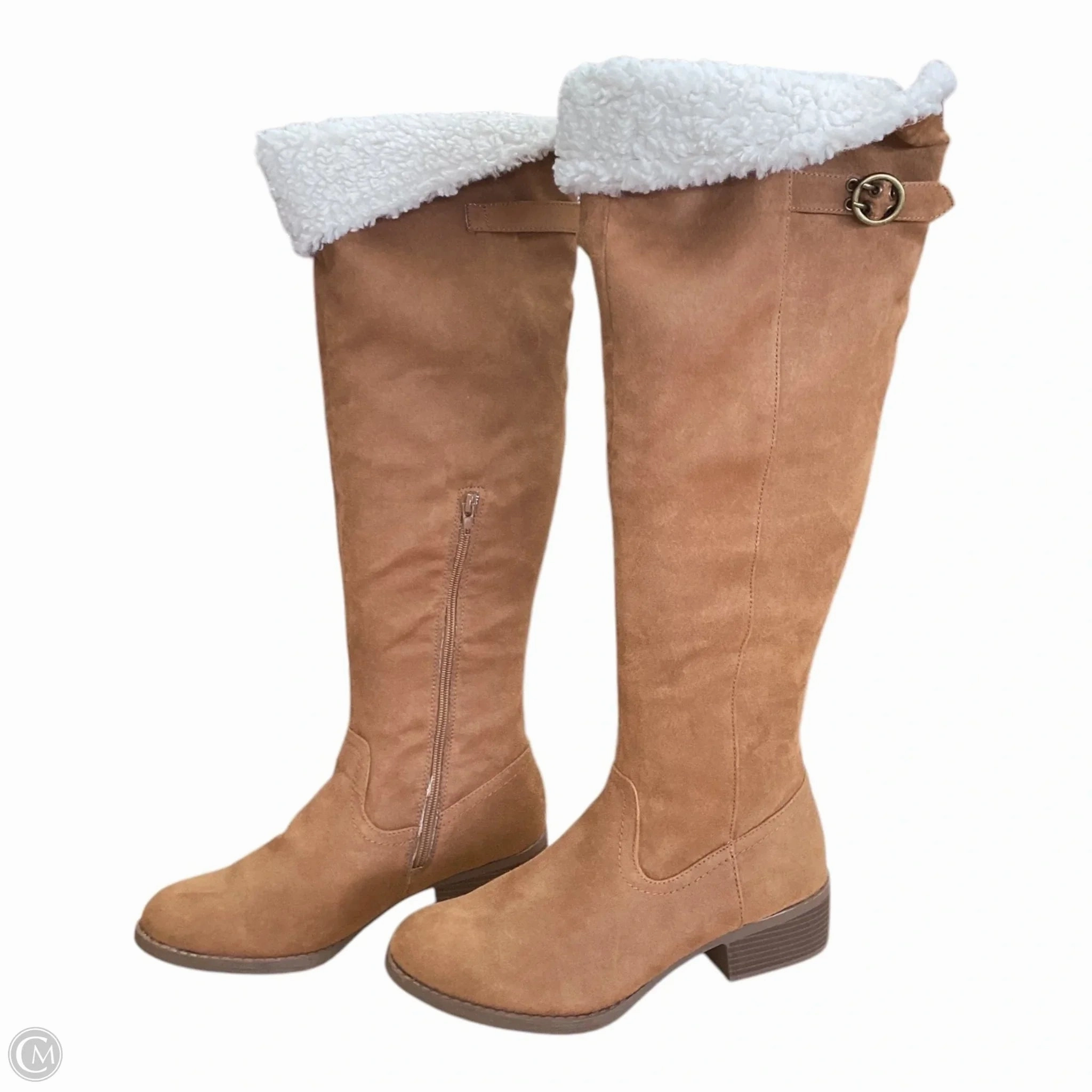 Boots Over-the-knee Heels By Maurices In Brown, Size: 10