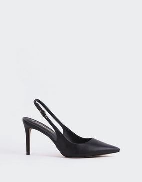 Borage Black Leather