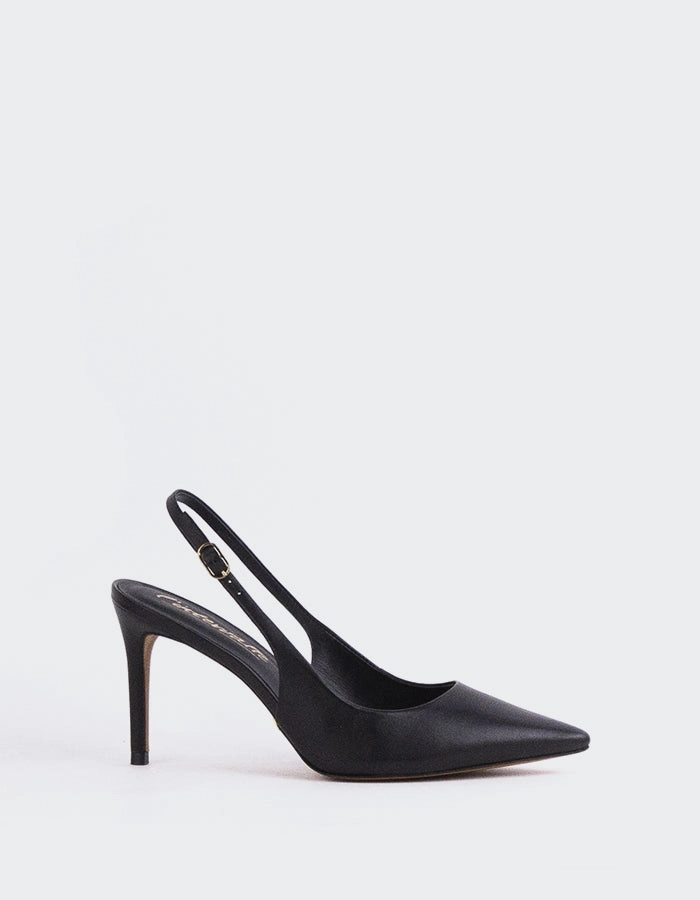 Borage Black Leather