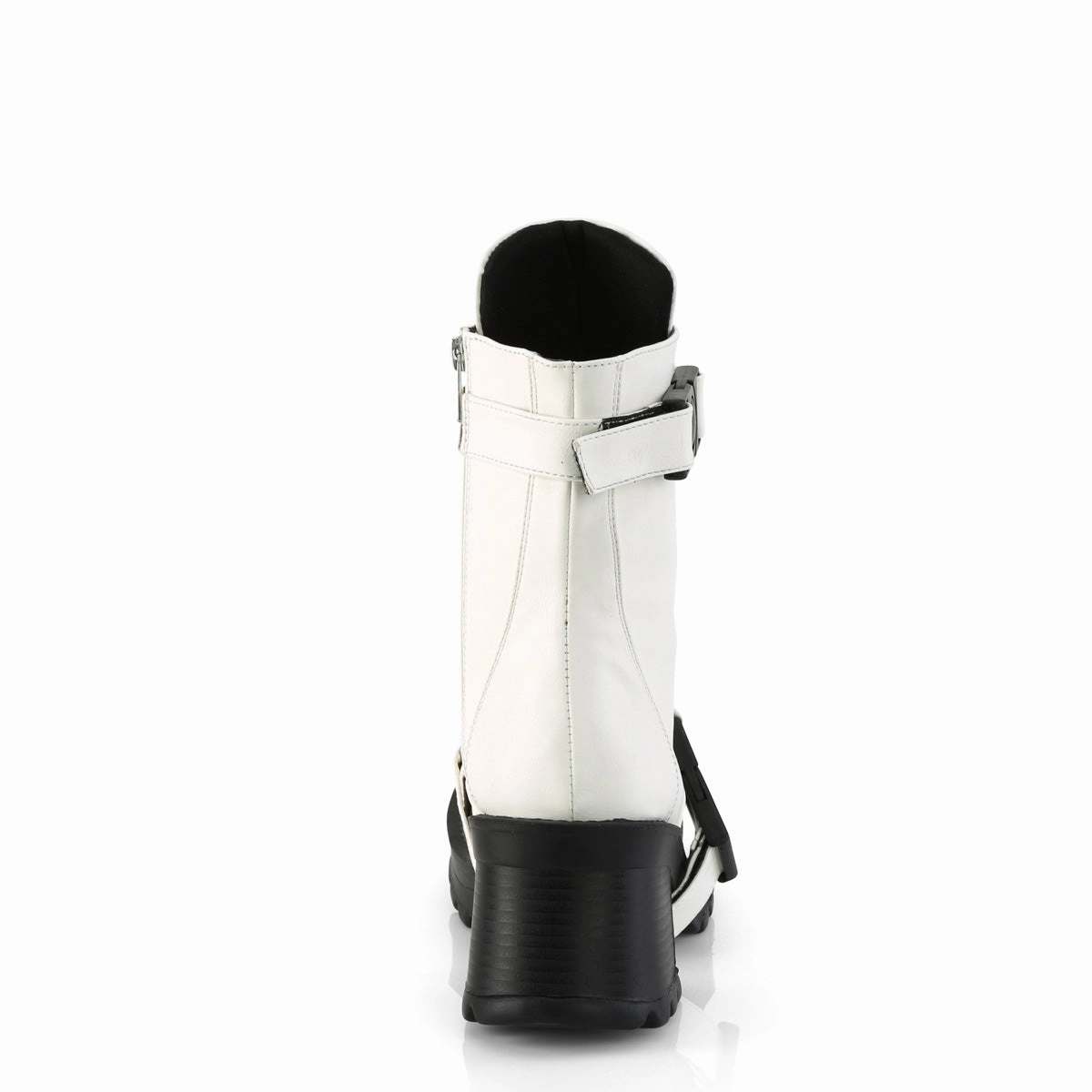 BRATTY-56  White Vegan Leather