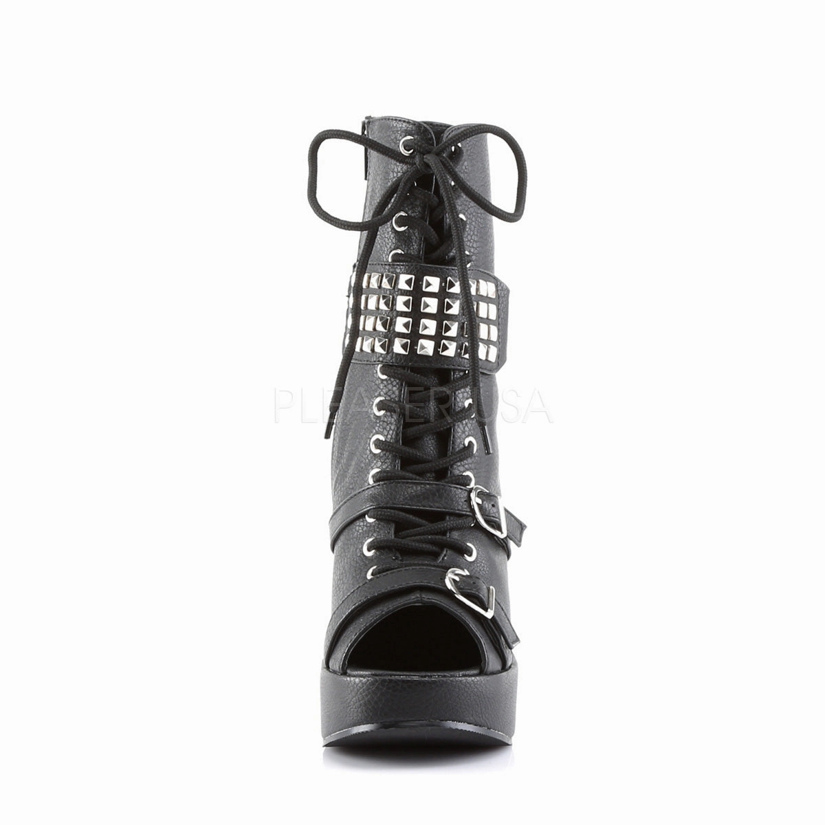 BRAVO-89  Black Vegan Leather