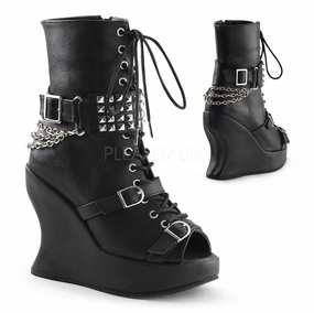 BRAVO-89  Black Vegan Leather