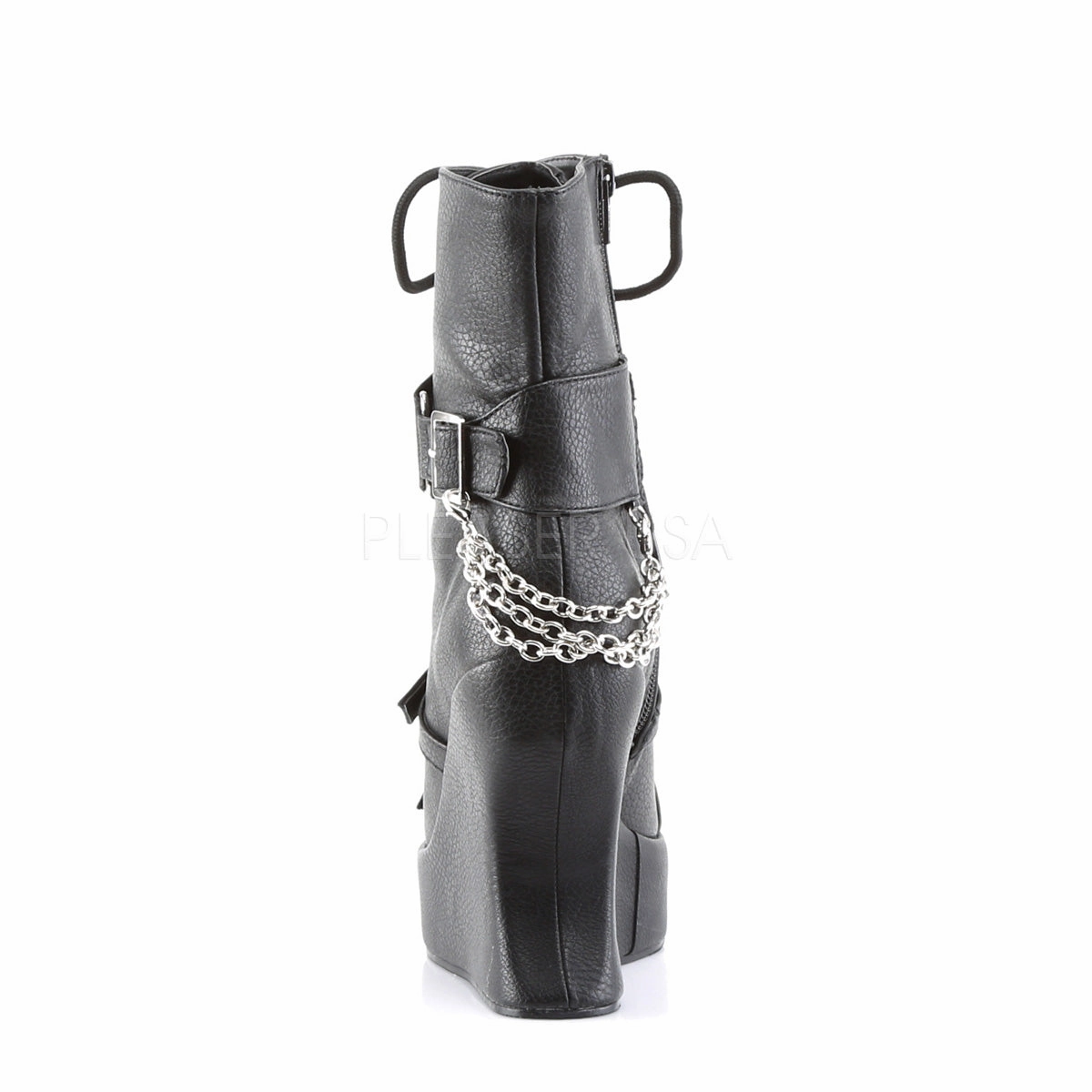 BRAVO-89  Black Vegan Leather