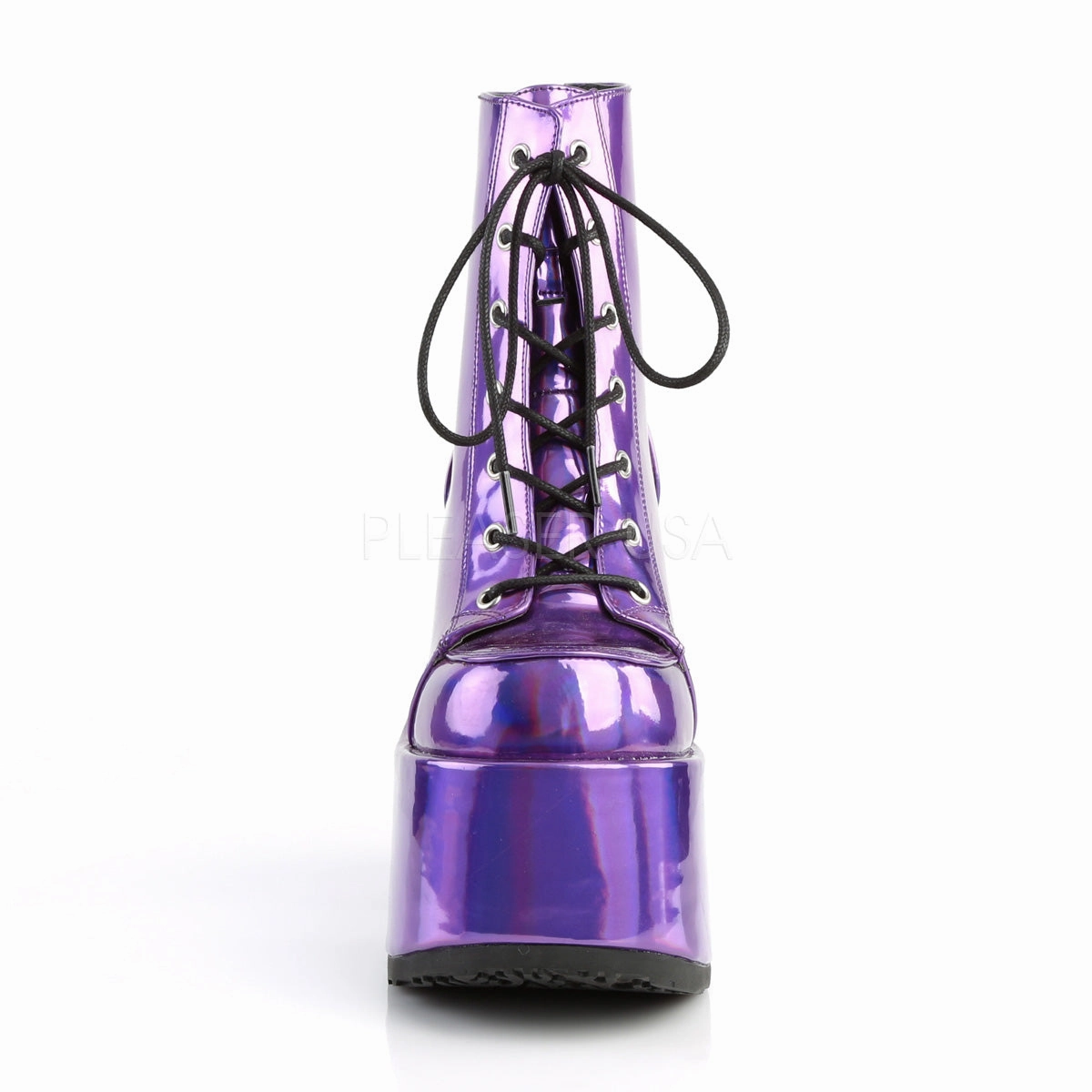 CAMEL-203  Purple Hologram Vegan Leather