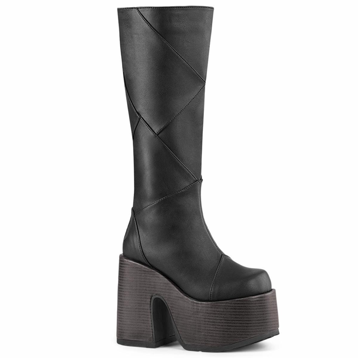 CAMEL-280  Black Vegan Leather