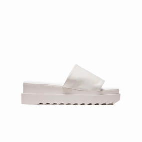 Carmi White Leather