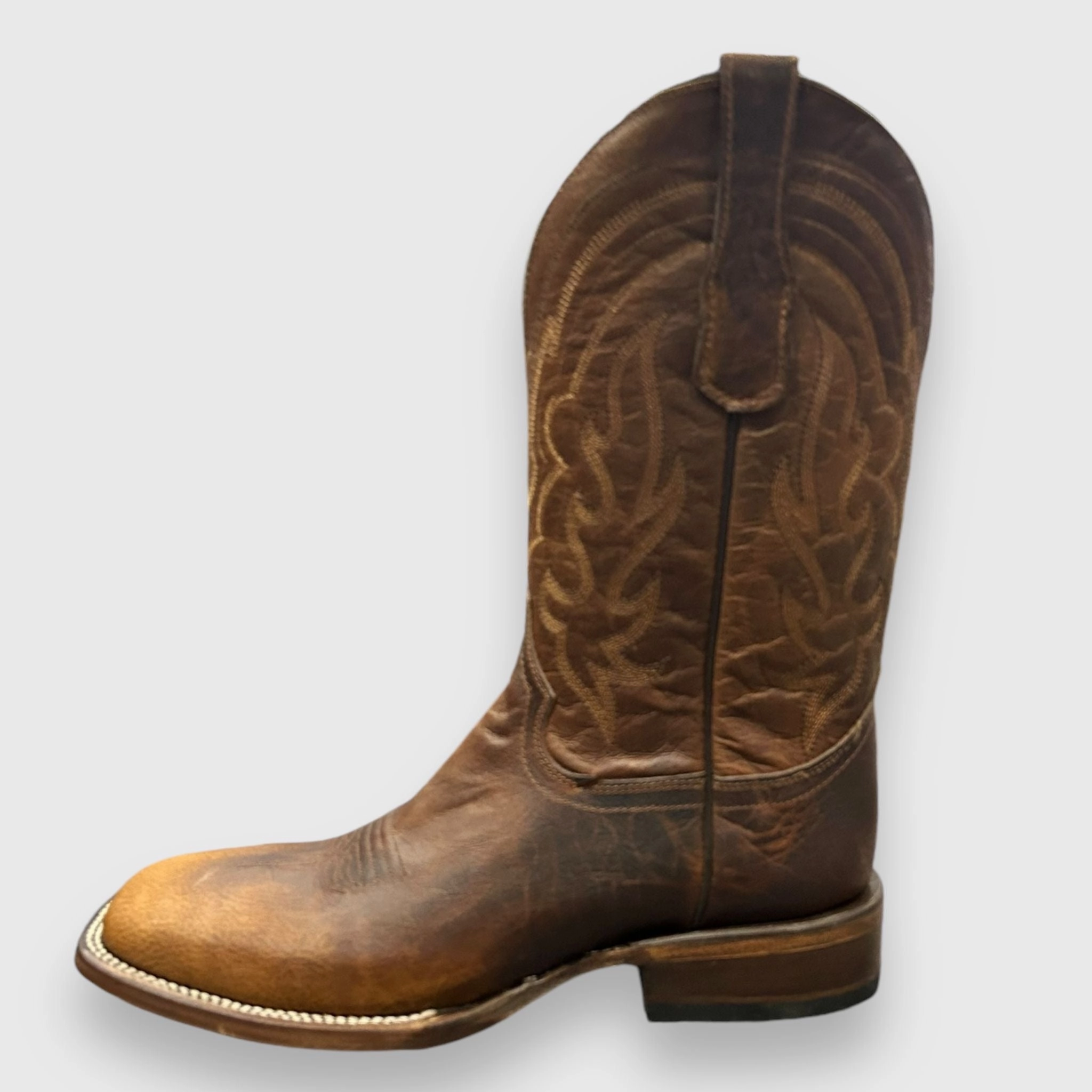 Circle G by Corral Men's L5733 Brown Square Toe Cowboy Boots