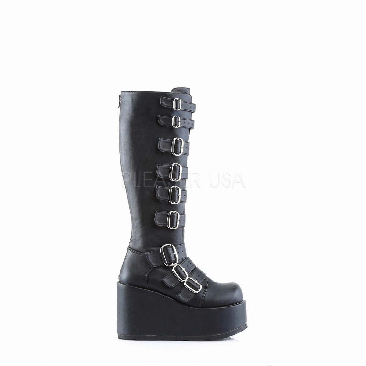 CONCORD-108  Black Vegan Leather