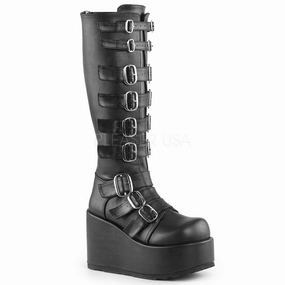 CONCORD-108  Black Vegan Leather