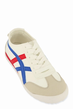 Contrast Trim Low Top Lace Up Sneaker