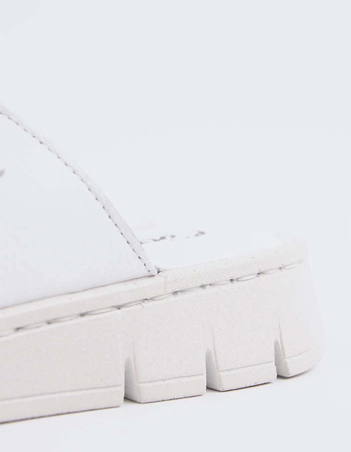 Corsham White Leather