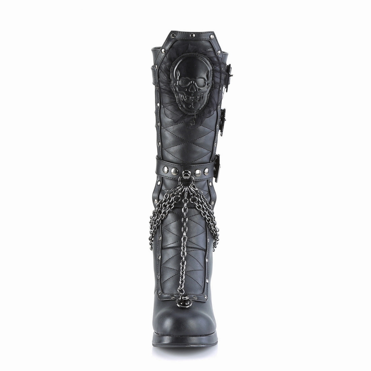 CRYPTO-67  Black Vegan Leather
