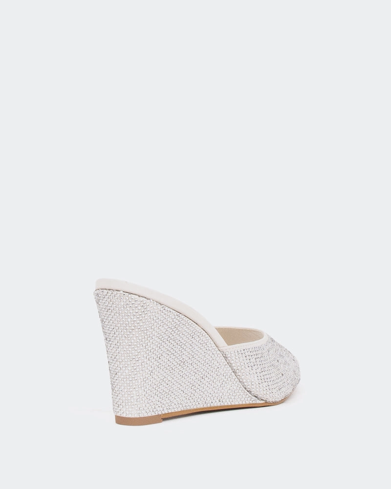 Crystal, Off White Suede/Suède Blanc Cas.