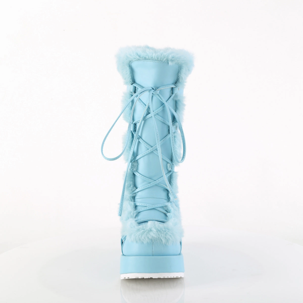 CUBBY-311  Baby Blue Vegan Leather