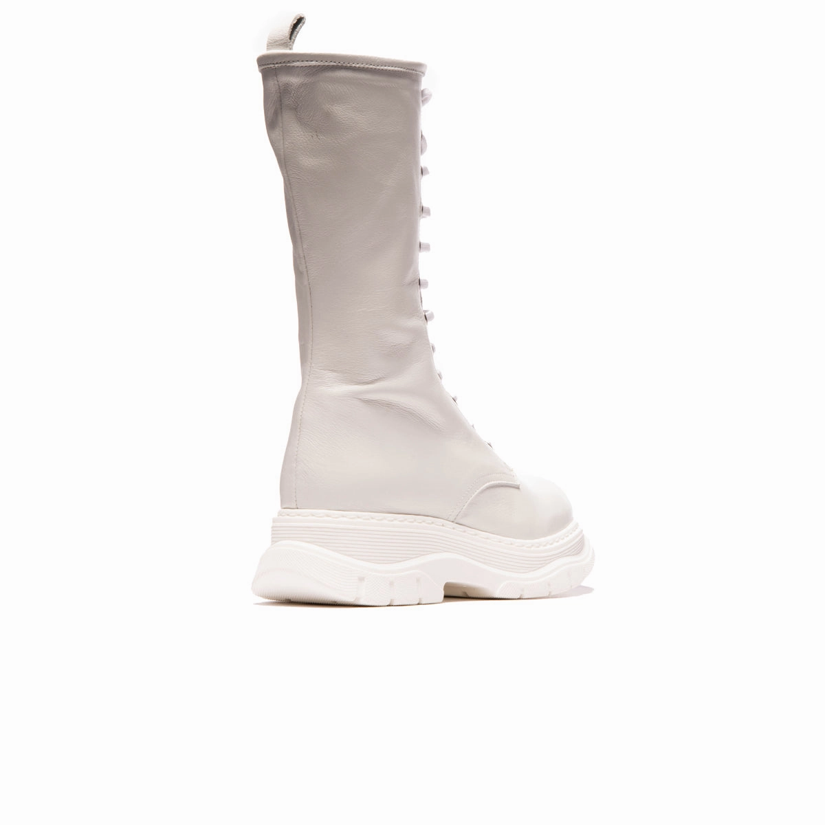 Curtis White Leather
