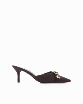 DAIJA - DARK CACAO SUEDE-GOLD