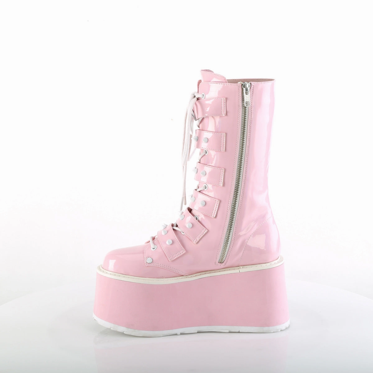 DAMNED-225  Baby Pink Holo Patent
