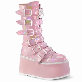 DAMNED-225  Baby Pink Holo Patent