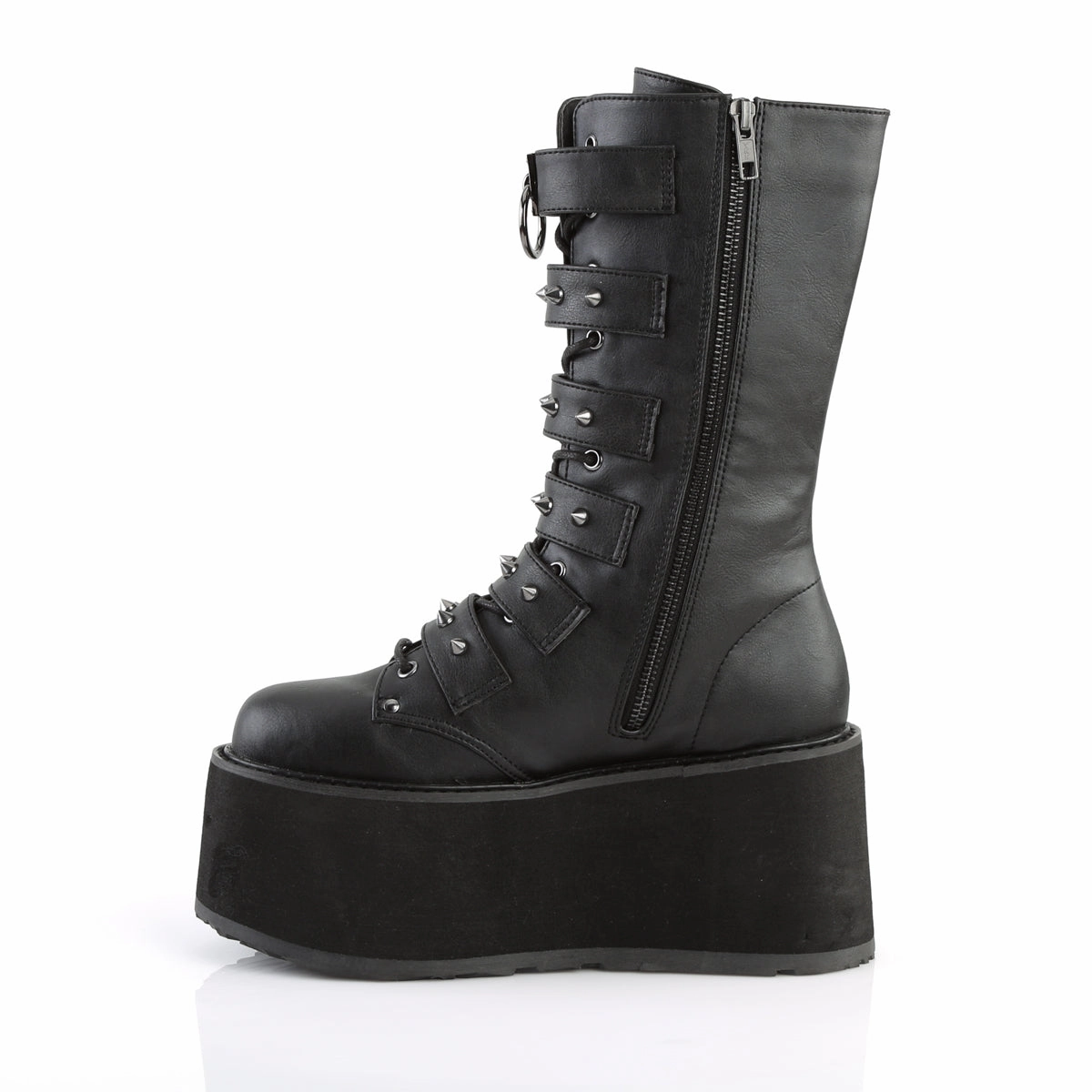 DAMNED-225  Black Vegan Leather