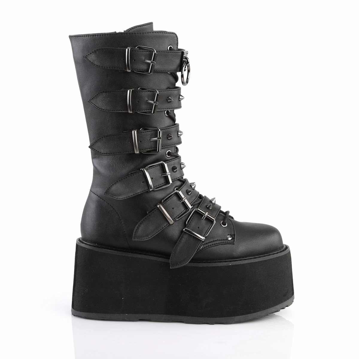 DAMNED-225  Black Vegan Leather