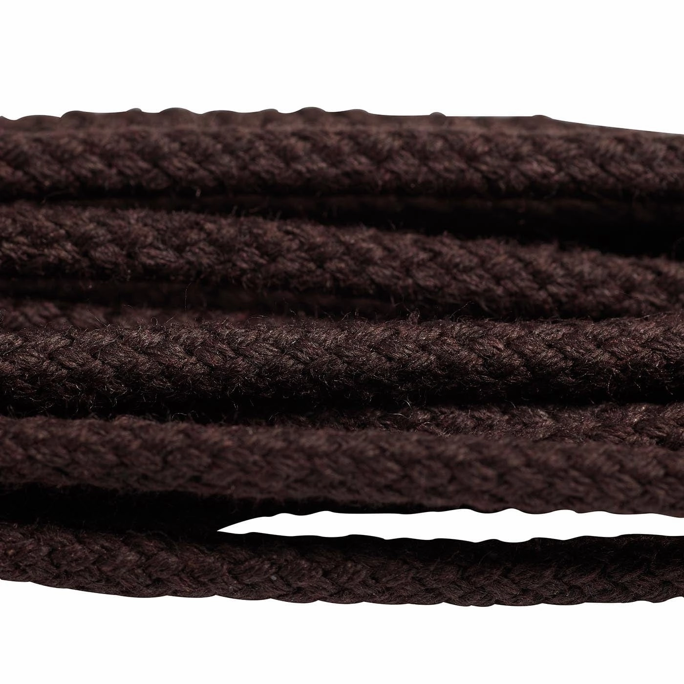 Dark Brown Braided Laces - 110cm